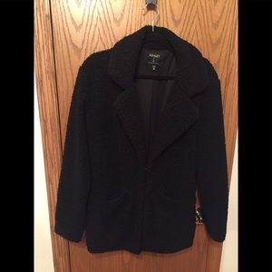 Black Sherpa Coat